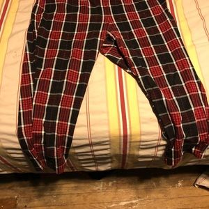 Plaid Capris